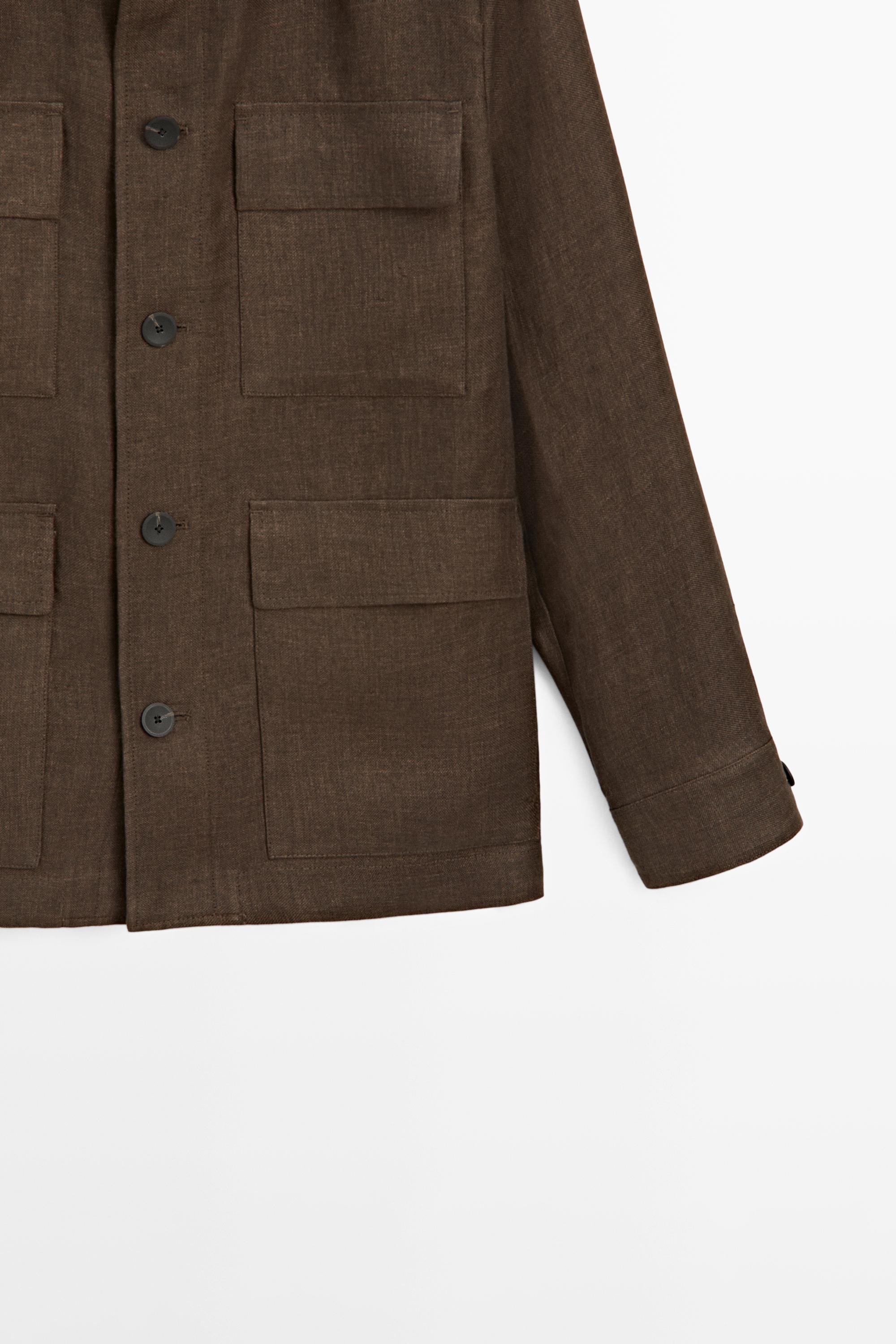 Surchemise total look lin délavé